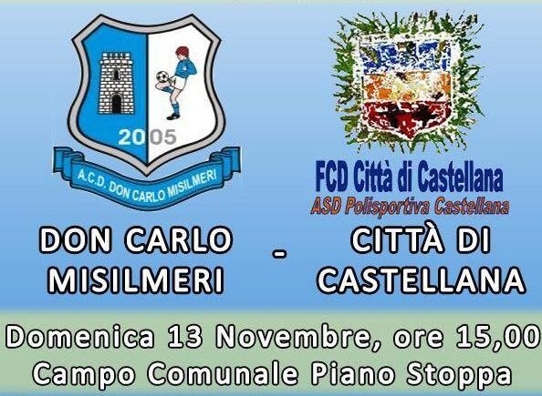 Don Carlo Misilmeri: Domenica a Piano Stoppa arriva il Castellana