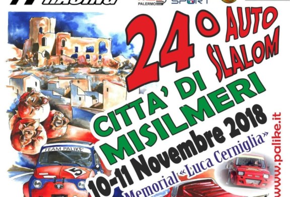 A due giorni dal via, 88 iscritti al 24° Slalom Città di Misilmeri – Memorial Luca Cerniglia