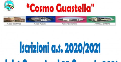 Scuola Secondaria I grado “Cosmo Guastella”: al via le iscrizioni on line a.s. 2021/2022