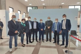 Inaugurato l’hub vaccinale, è il primo della Provincia