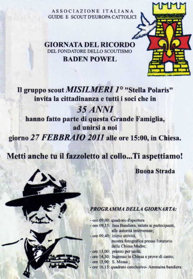 “La giornata del ricordo” del gruppo scout Misilmeri 1