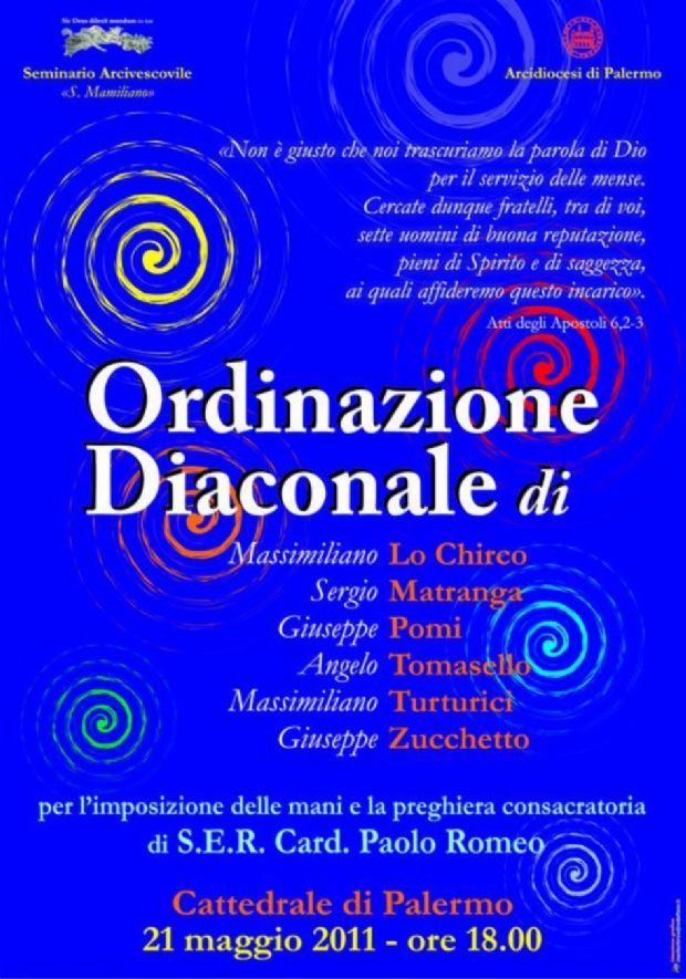 Saranno ordinati due nuovi diaconi misilmeresi