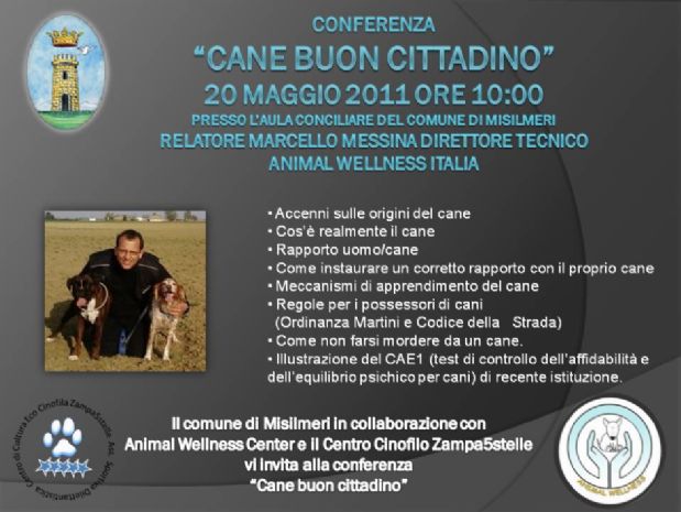 Conferenza a Misilmeri: “Cane buon cittadino”