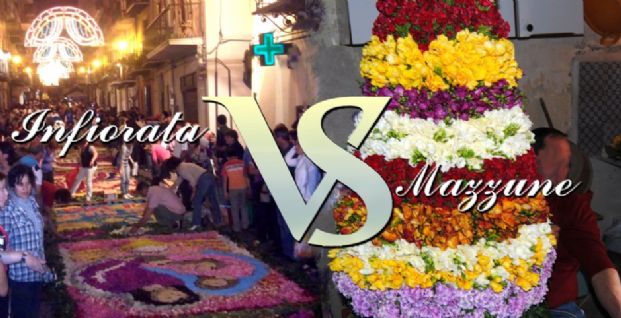 Infiorata Vs Mazzune. In piazza o a casa?