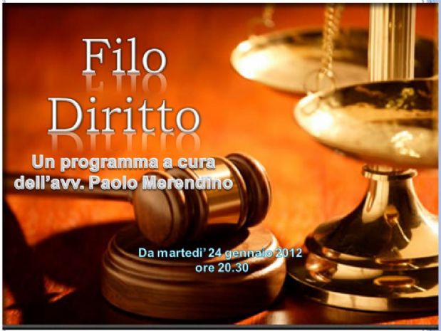 Nuovo programma per TSE: Filo Diritto