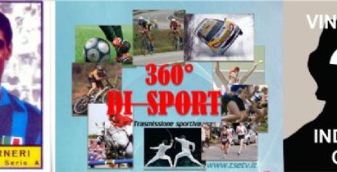 360° di Sport. Stasera su TSE la 12^ puntata. Intervista a Guarneri.