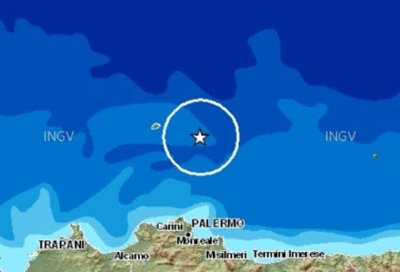 Avvertita scossa sismica, MAGNITUDO 4,2 EPICENTRO IN MARE A 22 KM A EST DI USTICA