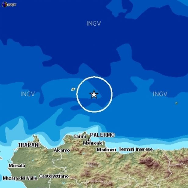 Avvertita scossa sismica, MAGNITUDO 4,2 EPICENTRO IN MARE A 22 KM A EST DI USTICA