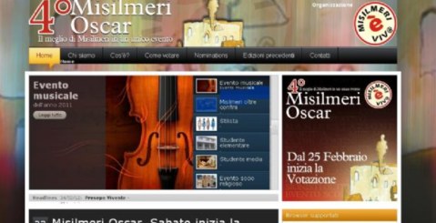 Ecco il sito internet dedicato alla 4°edizione dei Misilmeri Oscar