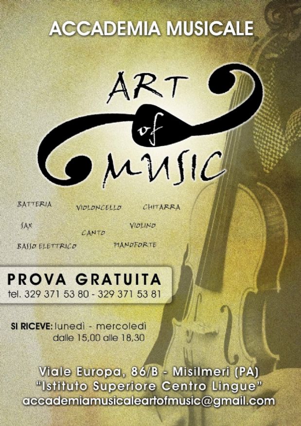 Musica, Nasce l’Accademia “Art of Music”