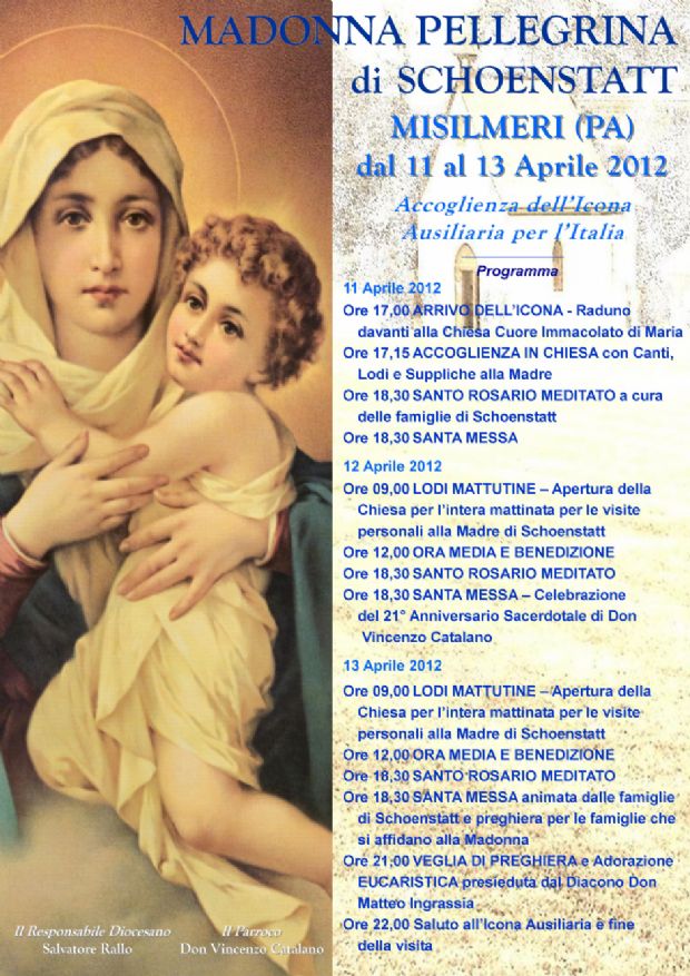 La Madonna di Schoenstatt a Misilmeri