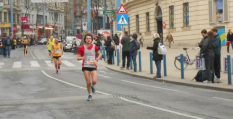 Salvo Azzaretto alla maratona di Vienna