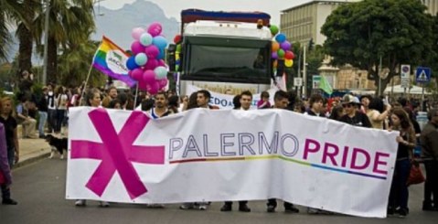 Una misilmerese testimonial del Palermo Pride 2012