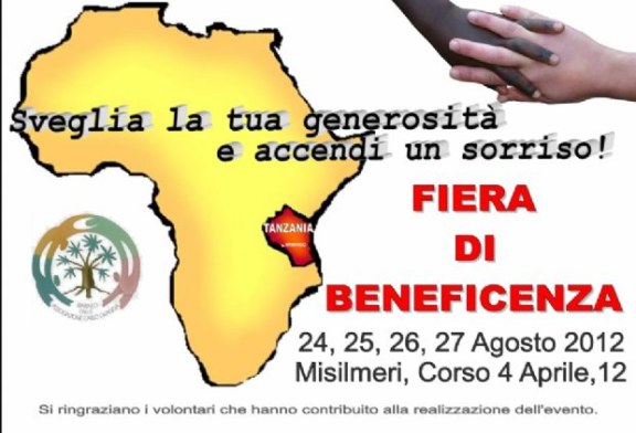 Fiera di beneficenza per la Tanzania