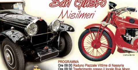 Una sfilata auto e moto storiche per San Giusto