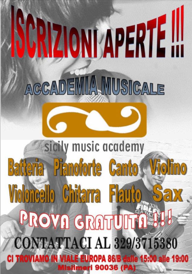 Aperte le iscrizioni alla Sicily Music Academy