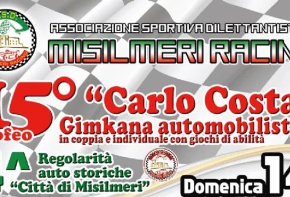 Gimkana. Cinque paesi a contendersi il Trofeo Carlo Costa. Si parte alle 14:30