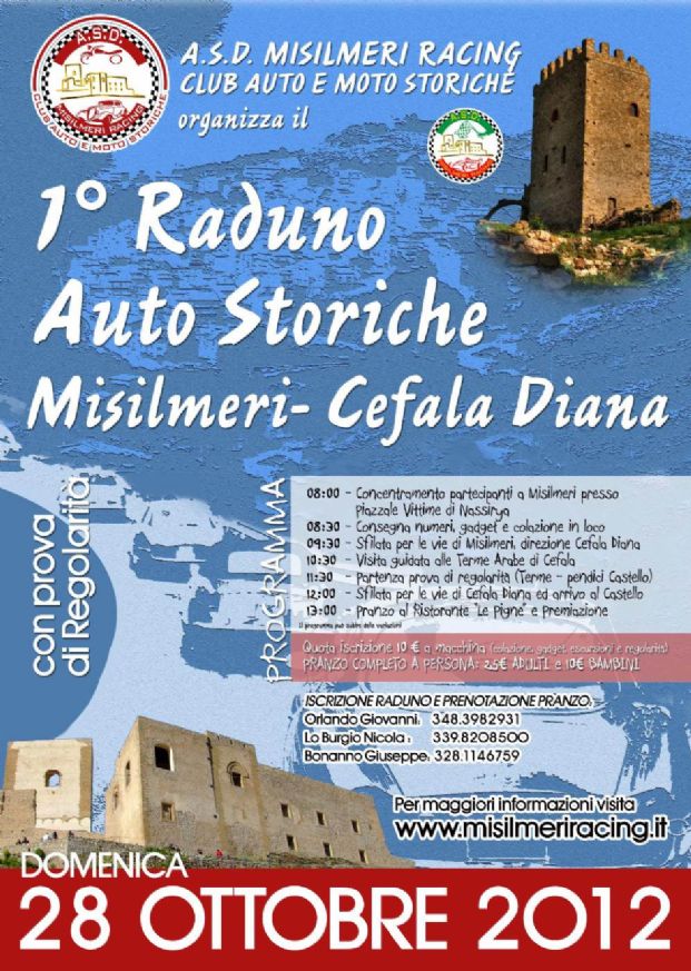 1° Raduno auto storiche Misilmeri – Cefalà Diana