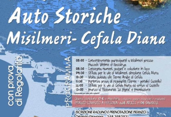 Raduno auto storiche Misilmeri – Cefalà. Tutto è pronto!!!