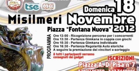 Gimkana “Carlo Costa” atto secondo. Domenica 18 novembre MATTINA