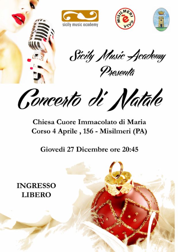 La Sicily Music Academy il 27 Dicembre alla Chiesa Nuova