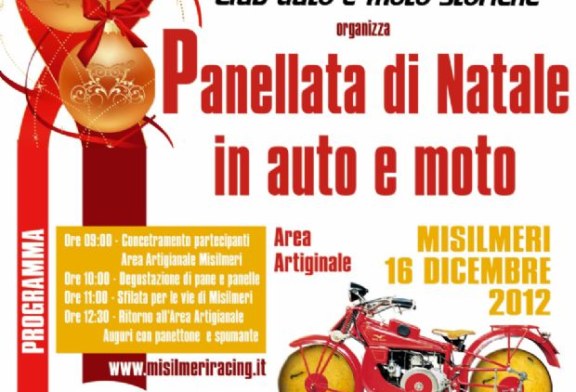 Domenica prenatalizia in auto e moto storiche… Arriva la Panellata