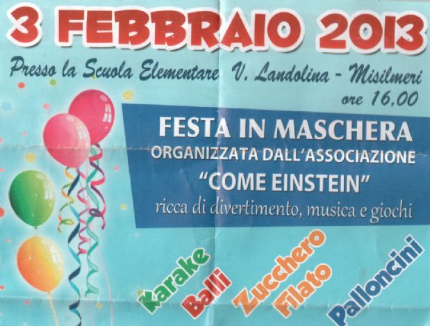 Festa in Maschera alla Scuola “Landolina”