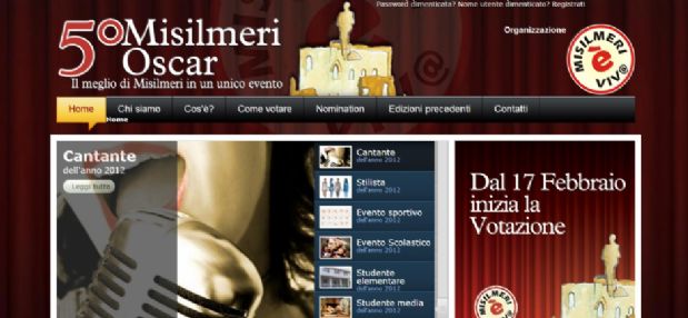 Ecco il sito dedicato alla 5° edizione di Misilmeri Oscar