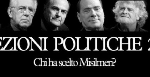 Politiche 2013. I dati ufficiali di Misilmeri: Boom di Berlusconi e Grillo