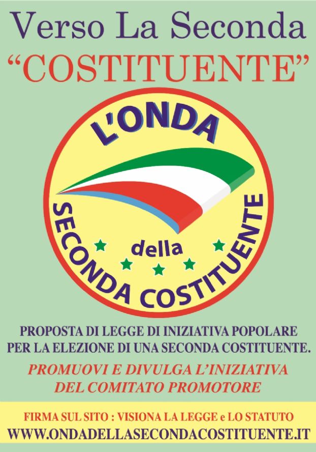 Contro la partitocrazia nasce l’ “Onda della seconda costituente”