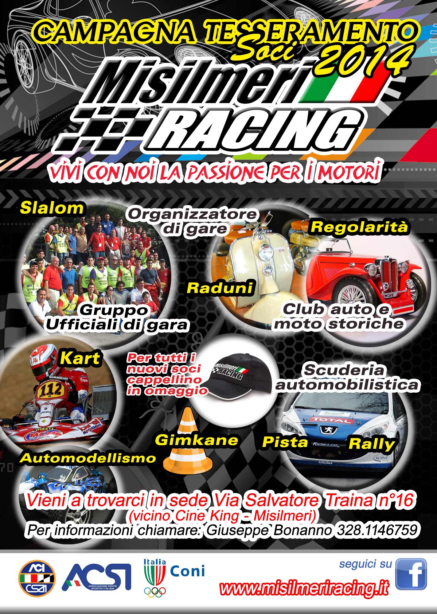 Misilmeri Racing: aperta la campagna soci 2014