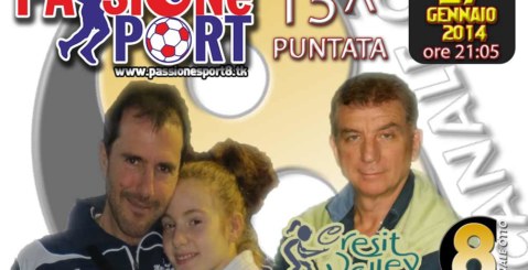 Stasera ”Passione Sport” su Canale 8. Ospiti: Cresit Volley e Marcella Costa