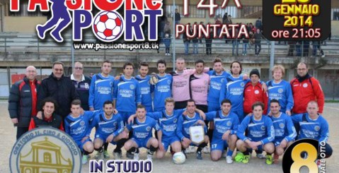 Stasera ”Passione Sport” su Canale 8. Marineo Calcio e tanto altro