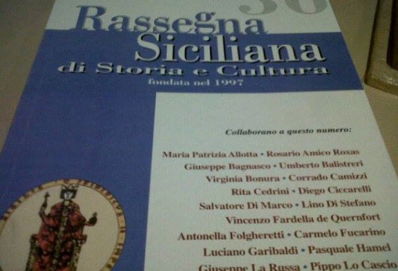 Nasce la nuova ”Rassegna siciliana di storia e cultura”