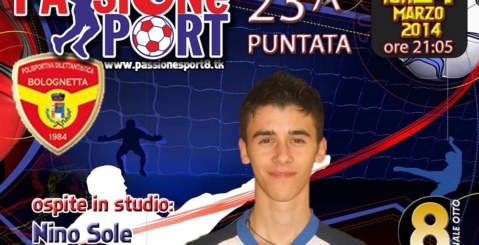 Stasera ”Passione Sport” su Canale 8. Calcio, automobilismo e teatro in studio