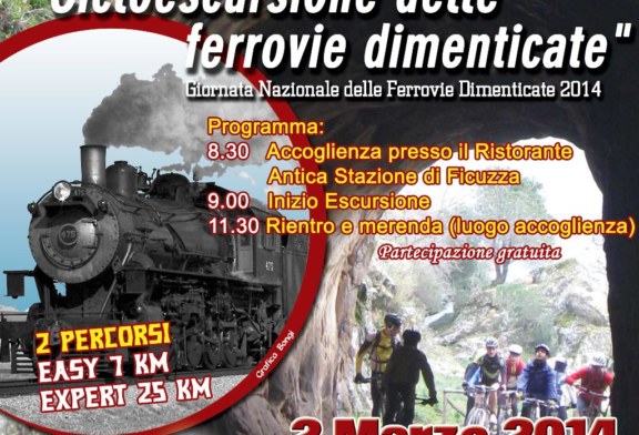 Cicloescursione delle ferrovie dimenticate, domani a Ficuzza