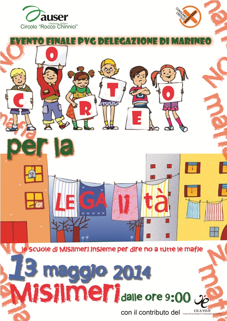 Il 13 Maggio marcia della legalità a Misilmeri