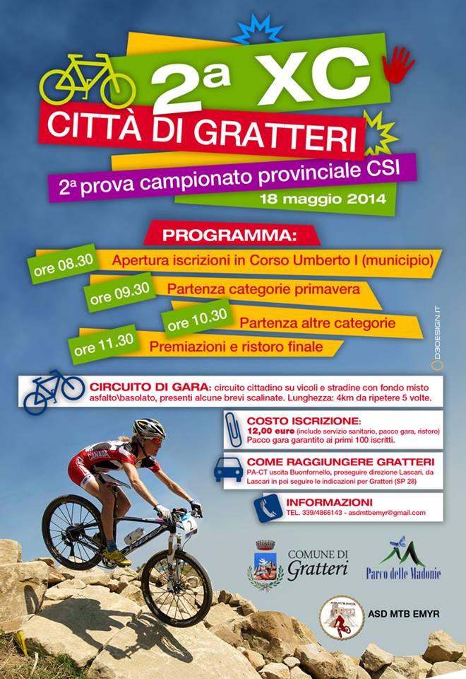 L’Mtb Emyr organizza il ”Crosscountry Città di Gratteri”