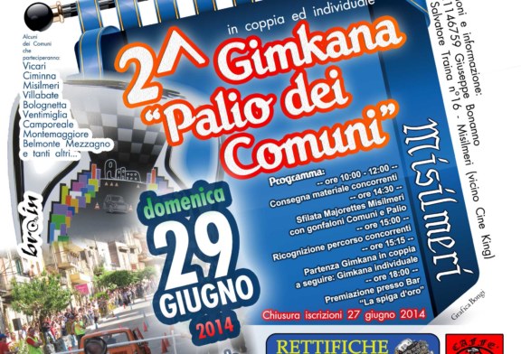 Domenica si accendono i motori per il ”Palio dei Comuni”