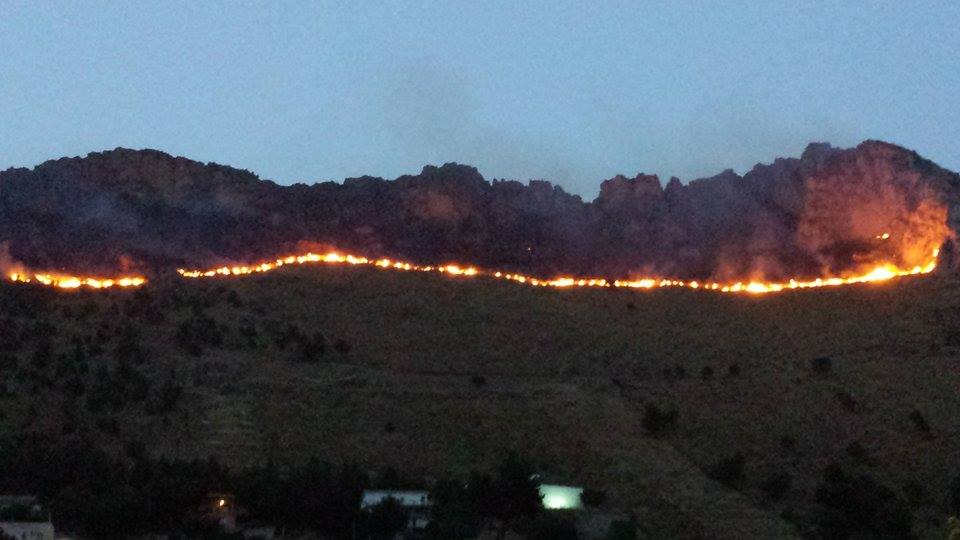 Fuoco attorno a Misilmeri