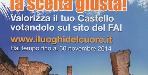 FAI la scelta giusta, un voto per finanziare il Castello