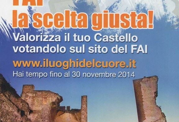 FAI la scelta giusta, un voto per finanziare il Castello