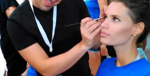 Davide Sole al concorso ”Miss Europe continental”