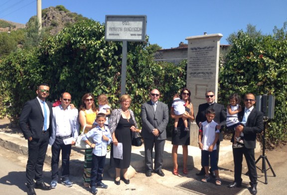 Intitolata una via a Giusto Bonanno, indimenticato Sindaco misilmerese