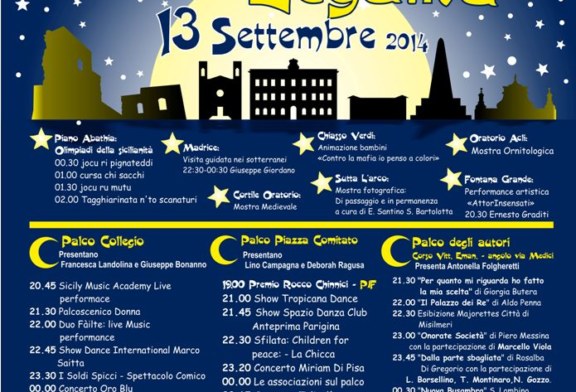 Stasera la Notte Bianca della Legalità: Ecco il programma