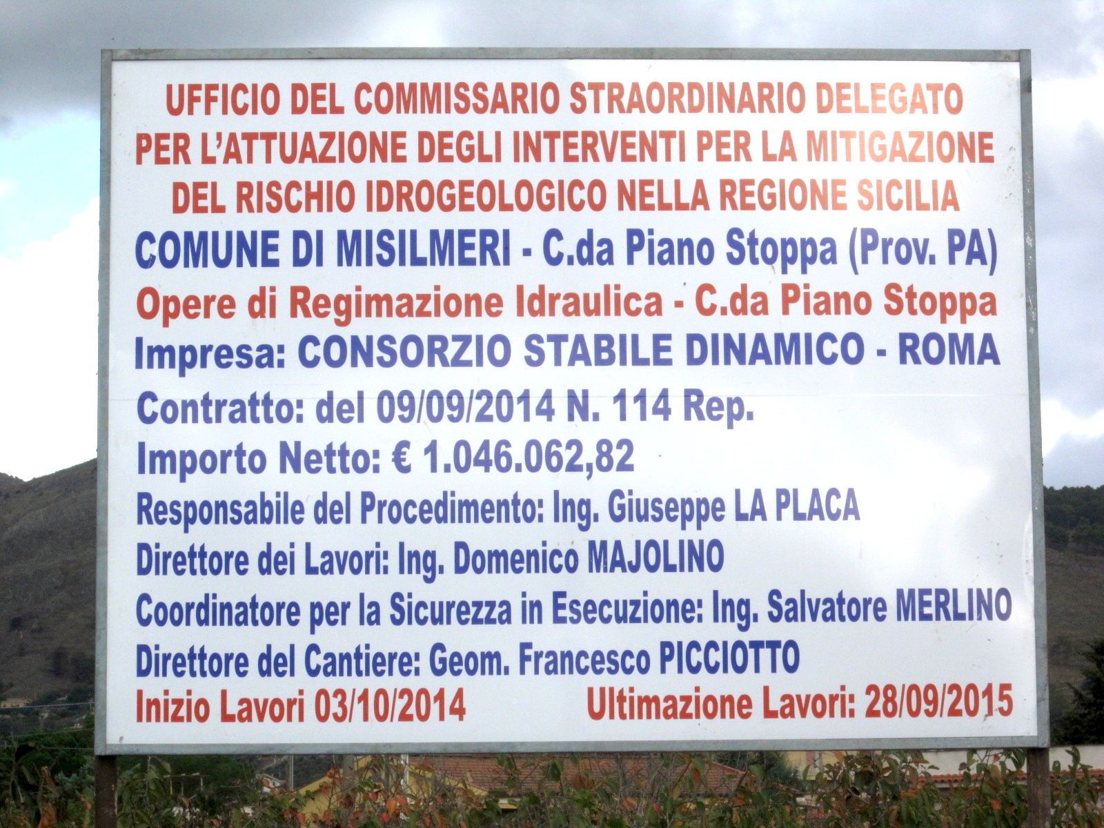 Opere pubbliche a Piano Stoppa, domenica la presentazione dei lavori