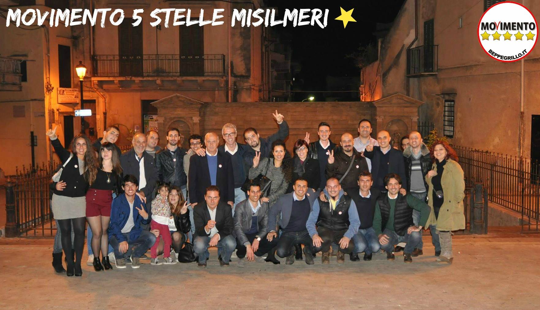 Festa del Movimento Cinque stelle in piazza Comitato