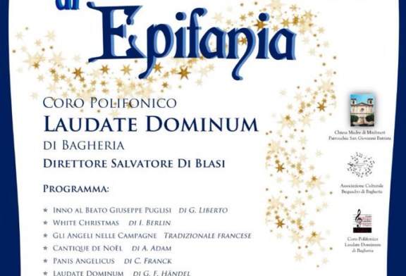 ”Laudate Dominum”, il concerto dell’Epifania alla Madrice