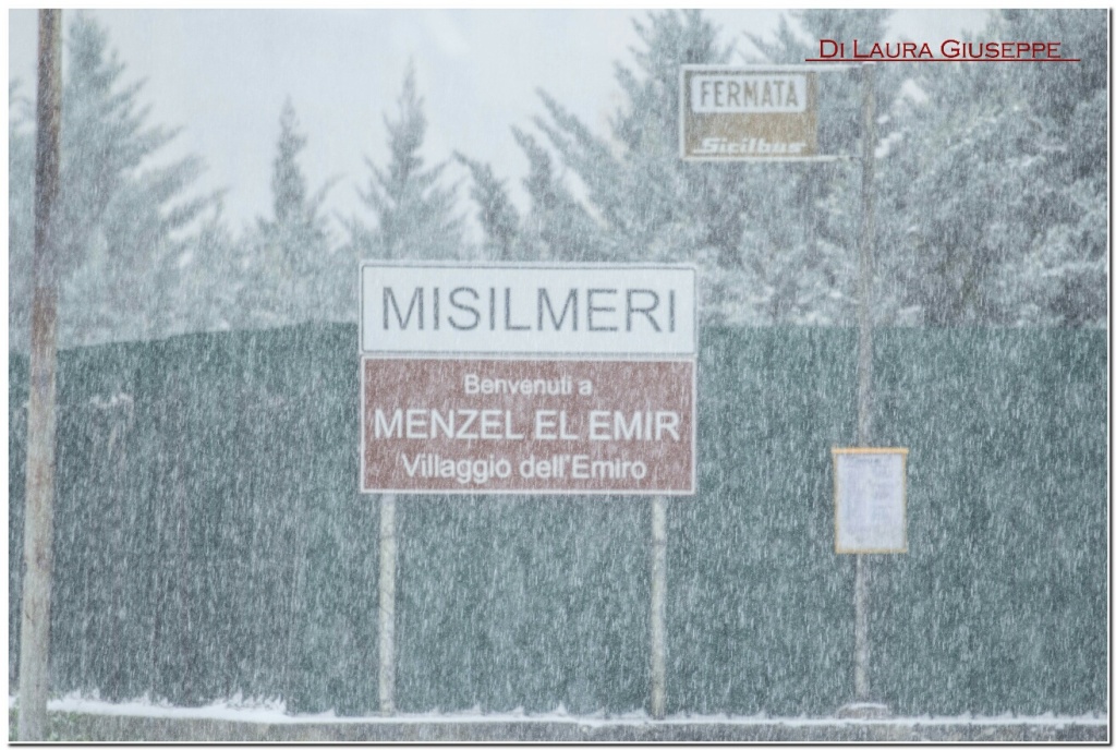 Misilmeri innevata. Le vostre foto