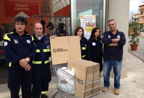 Raccolta alimentare, i ringraziamenti della protezione civile